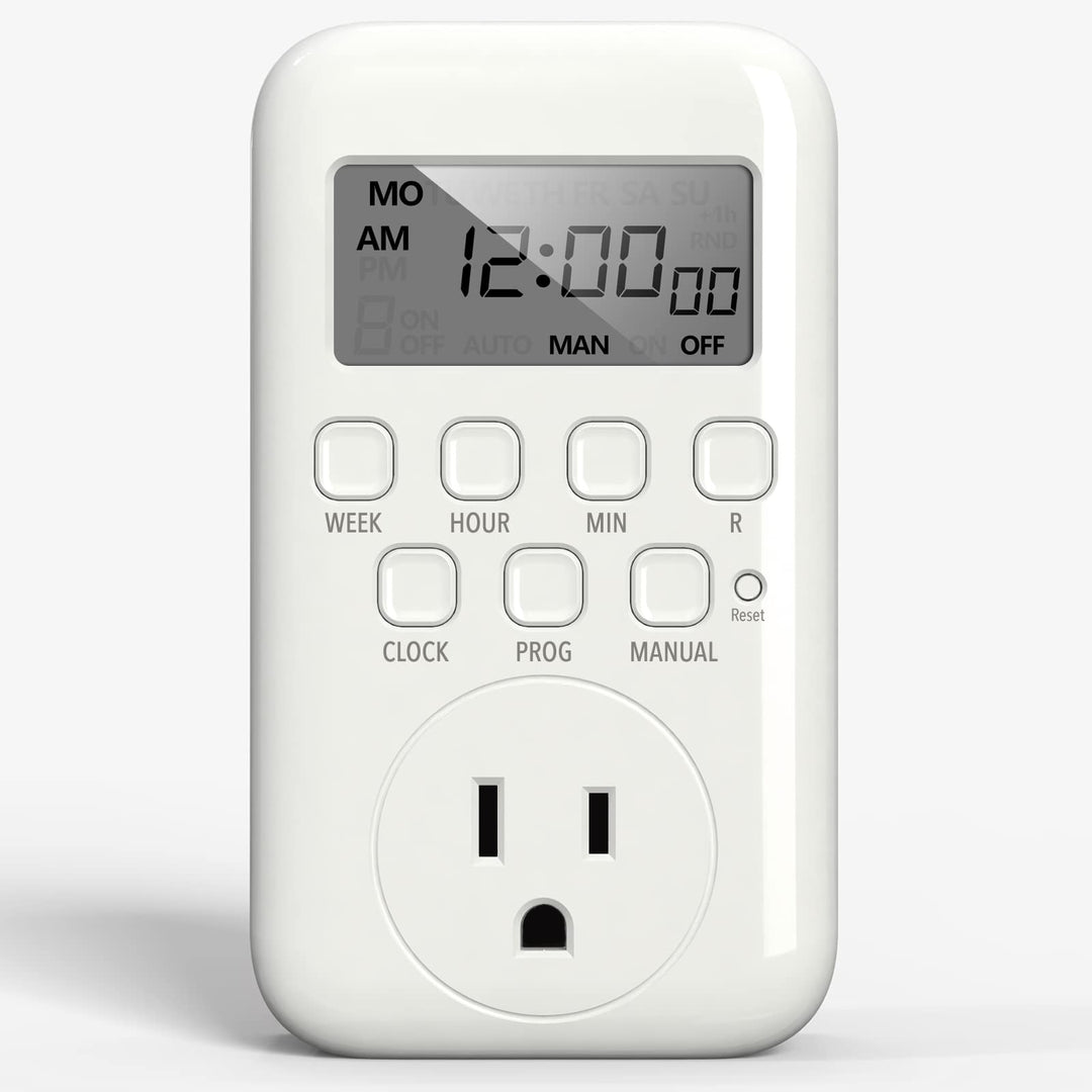 GE GE 7-Day Programmable Power Strip with Digital Timer, 8