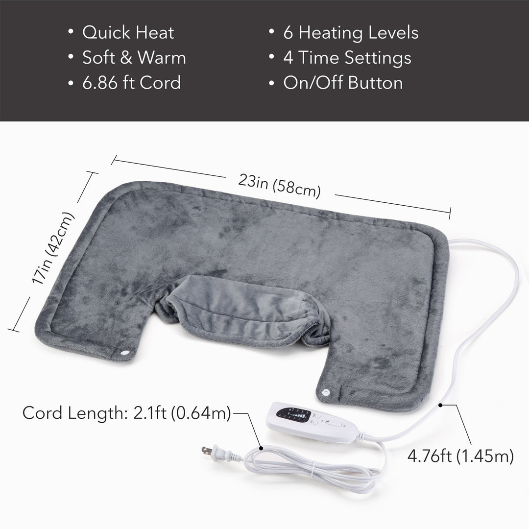 Heating Pad for Neck and Shoulders 16"x23" Neck Pain Relief BN-LINK - BN-LINK
