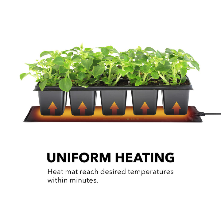 BN-LINK Durable Seedling Heating Mat Warm Hydroponic Waterproof 3" x 20" - BN-LINK
