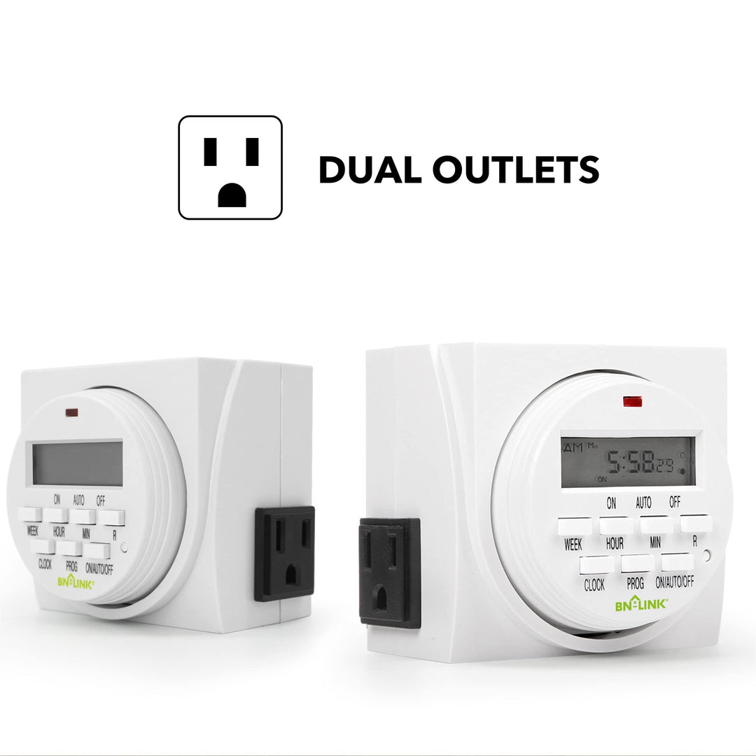 Mechanical Timer Single 2-Prong Outlet - SFCable