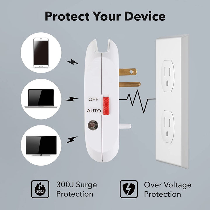 Multi Plug USB Wall Outlet Surge Protector with 3 Outlets, 3 USB Charging Ports BN-LINK - BN-LINK
