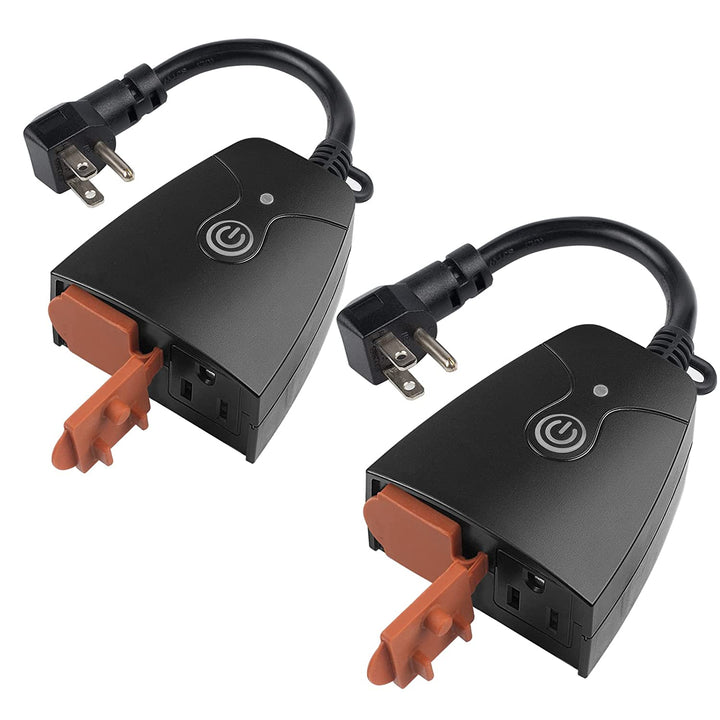 Outdoor Smart Wi-Fi Plug Heavy Duty Timer Compatible Function 2 PACK BN-LINK - BN-LINK