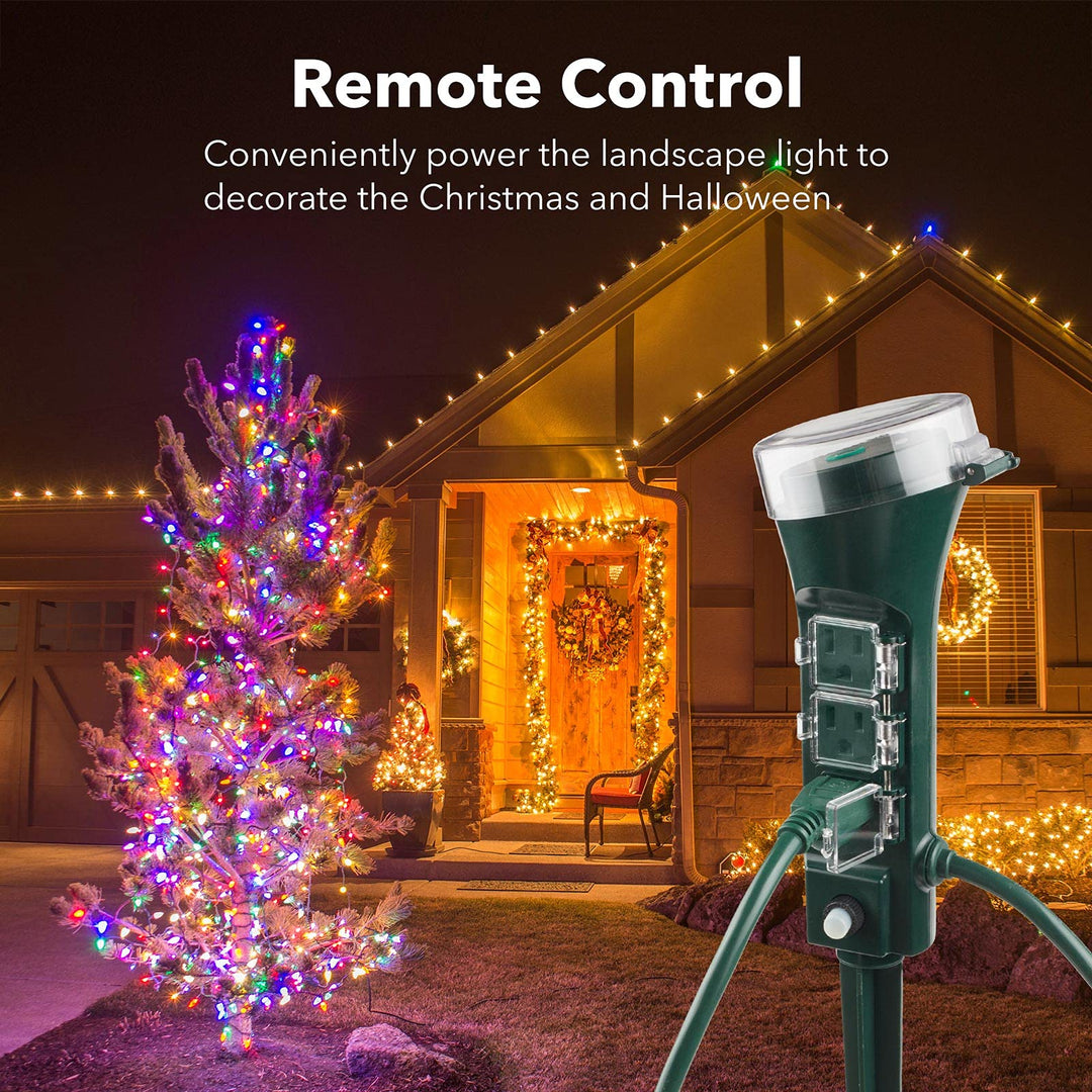 Christmas Lawn Decorations - Indoor/Outdoor Wireless Remote Control