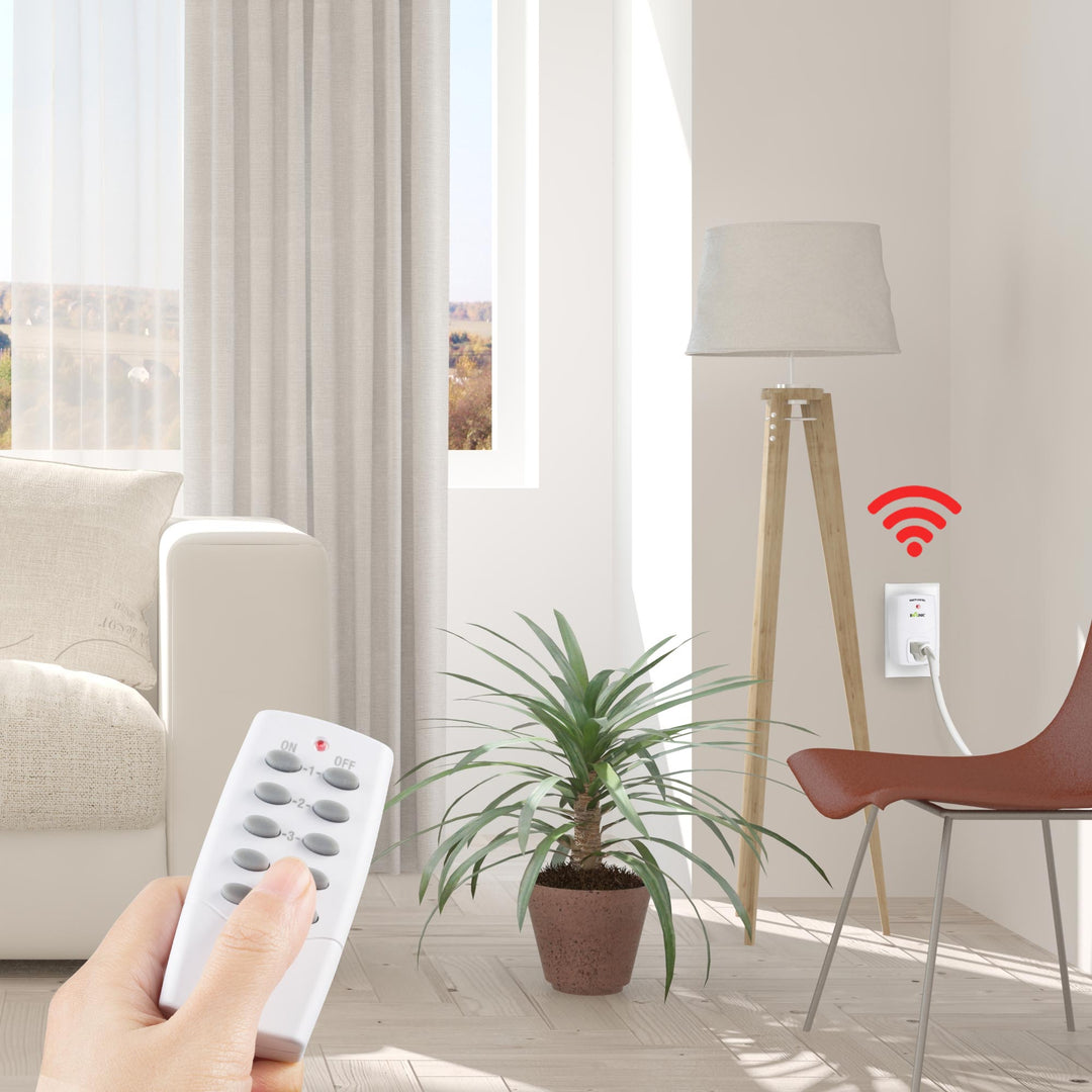 Smart Outlet with Remote (2 Remotes+5 Outlets) | BN-LINK - BN-LINK