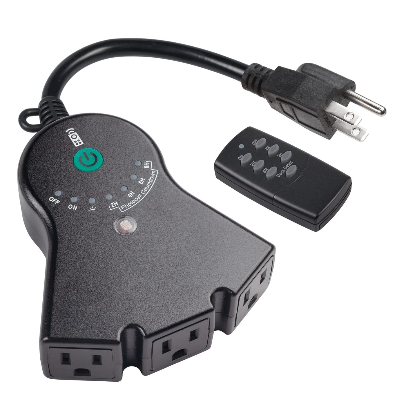 Outdoor Remote Photoelectric Countdown Timer Photocell Light Sensor BN