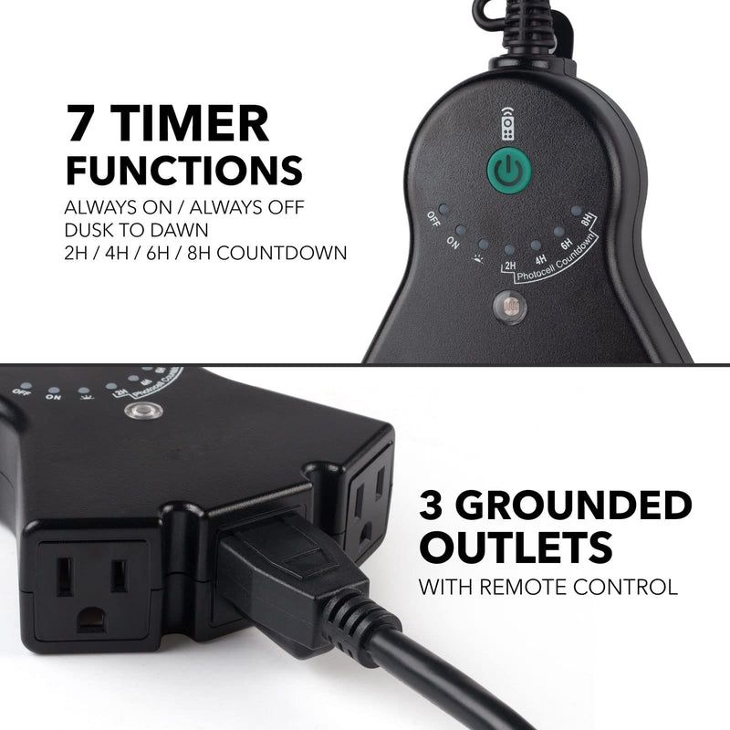Wireless remote control outlet indoor outdoor bn link