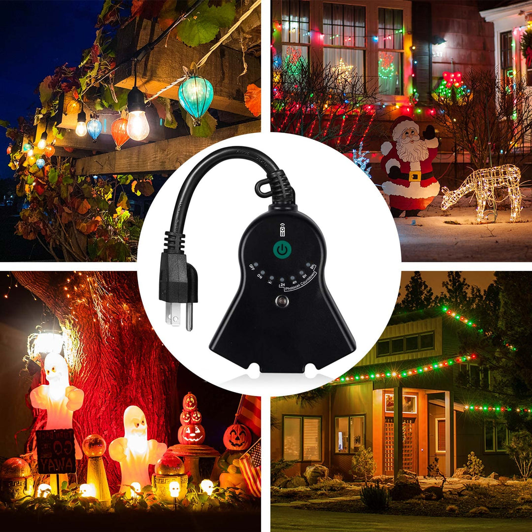 Outdoor Remote Photoelectric Countdown Timer Photocell Light Sensor BN ...