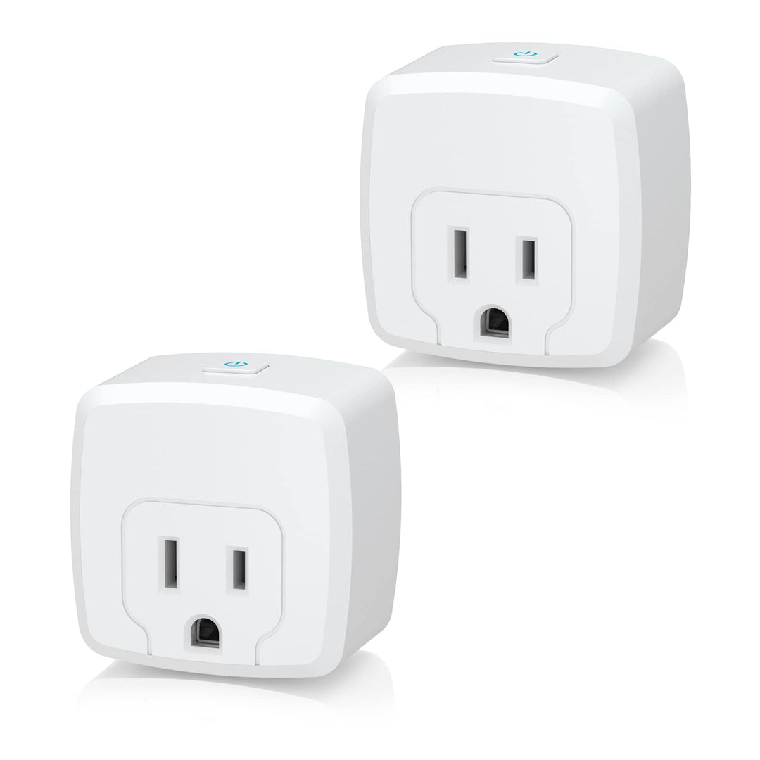 HBN Smart Plug 15A, WiFi&Bluetooth Outlet Extender Dual Socket Plugs Works with Alexa, Google Home Assistant, Remote Control with Timer Function, No