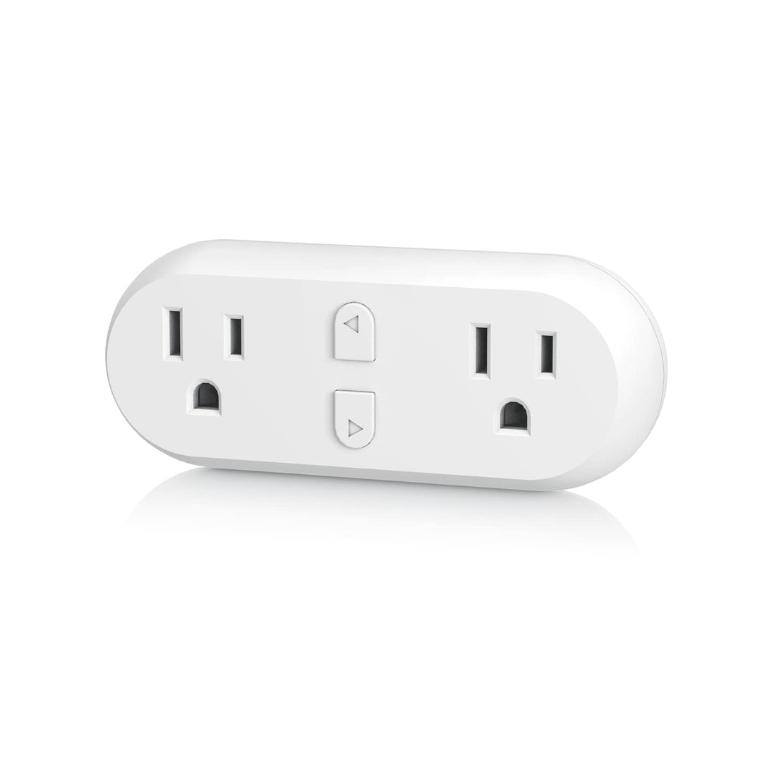 BN-LINK Smart In-Wall Wi-Fi Outlet with 2 Individually Controlled Outlets, Compatible with Alexa, Google Assistant, App Remote Control, 15A, 2.4ghz